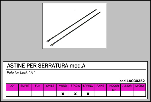 ASTINE SERRATURA  TIPO B